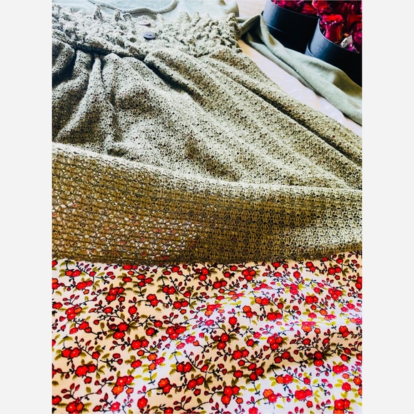 Womens Knit Fit & Flare Dress - Picture 4 of 9